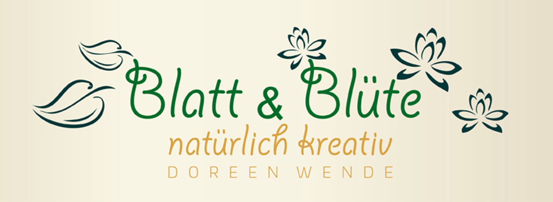 Blatt & Blüte natürlich kreativ – Logo